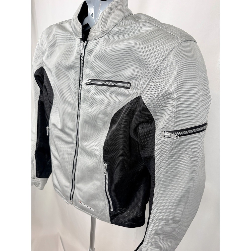 FirstGear Hypertex Armored Motorcycle Jacket Womens XL Mesh Zip Out Liner - Picture 3 of 16